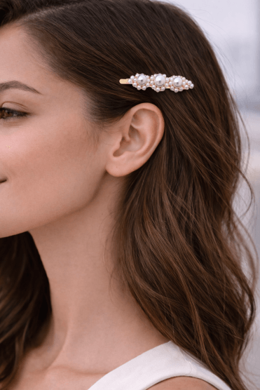 Pearl Blossom Hair Clip