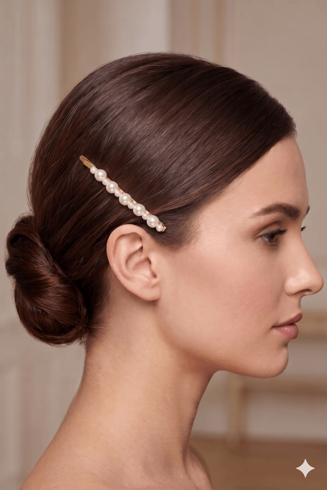 Majique London Pearl Glow Hair Clip