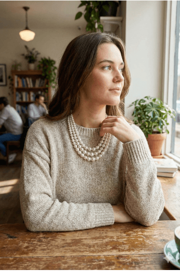 Pearl Layered Elegance Necklace