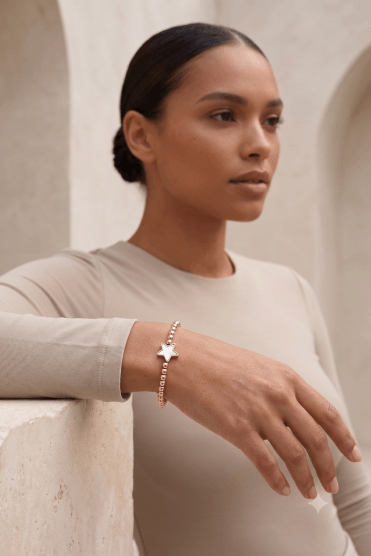 Pearl Star Beaded Bracelet