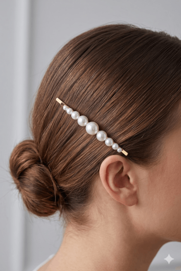 Pearlescent Elegance Hair Clip