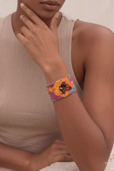 Purple Haze Bead Bracelet