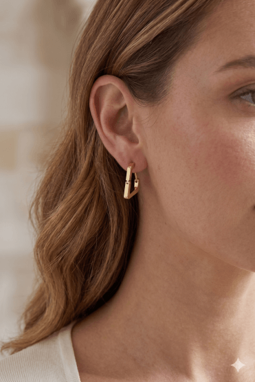 Pyramid Stud Earrings