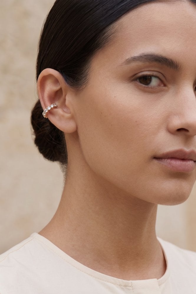 Majique London Radiant Crystal Fusion Ear Cuff Earring