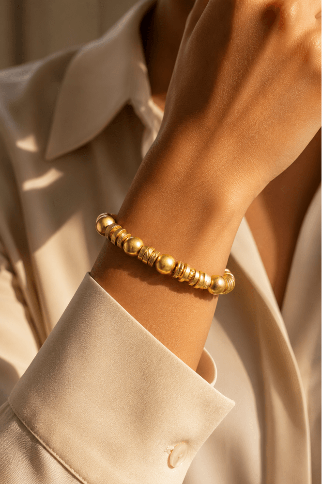 Majique London Radiant Gold Glow Bracelet