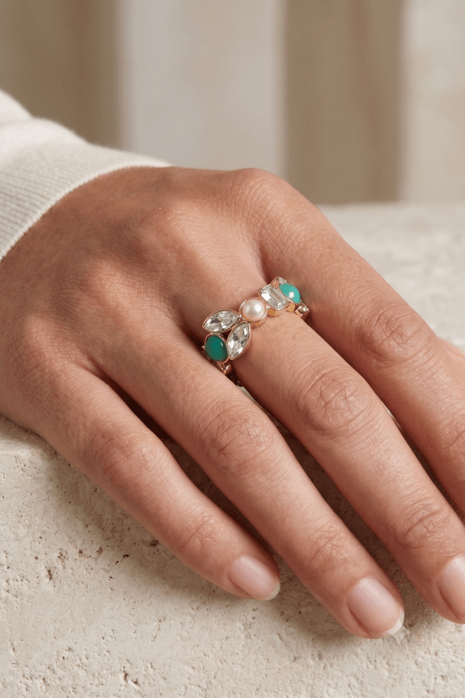Majique London Radiant Ivory Pearl Ring