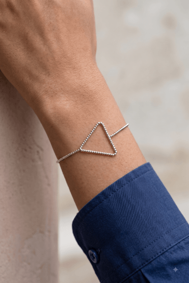 Radiant Triangle Bangle