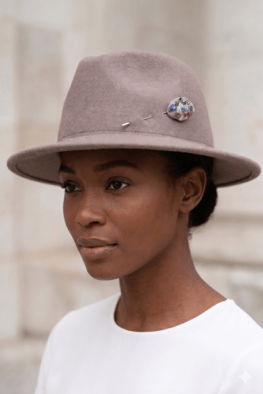 Retro Chic Multicolour Crystal Hatpin