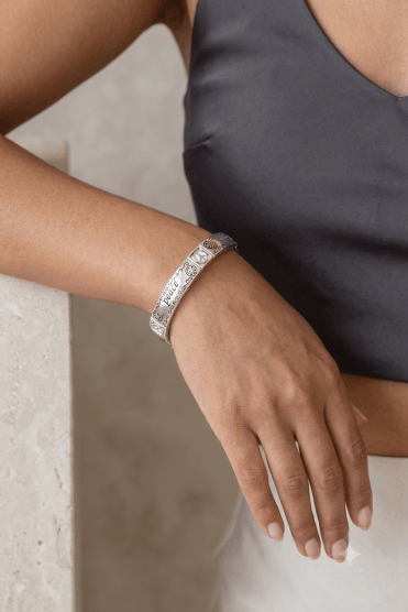 Serenity Wish Silver Bracelet