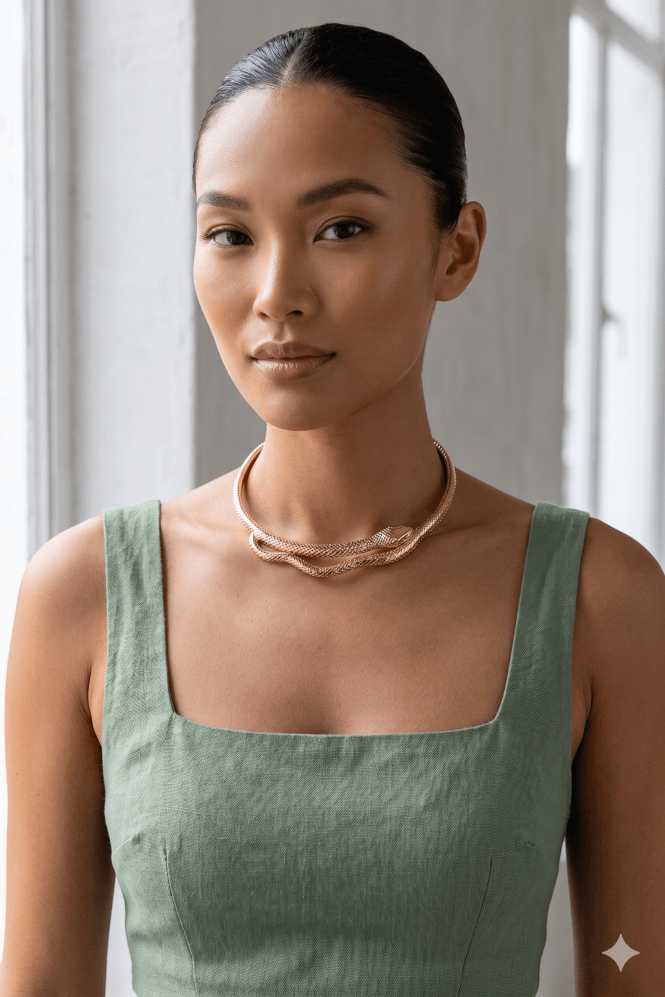 Majique London Serpent Choker
