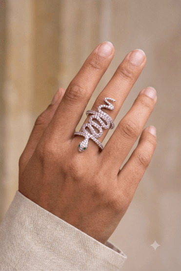Serpentine Glamour Ring