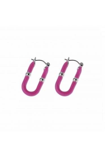 Silver Edge Hinged Earring