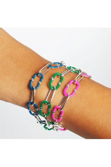 Silver Shine Link Bracelet