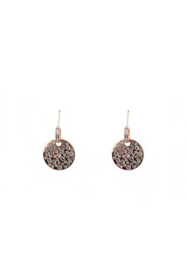 Spark Disc Drop Earring
