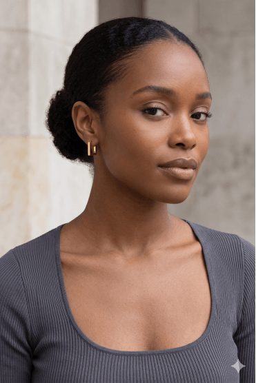 Square Edge Stud Earrings