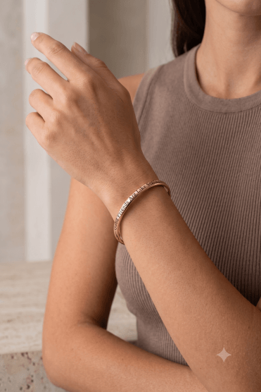Stardust Friends Antique Gold Bangle
