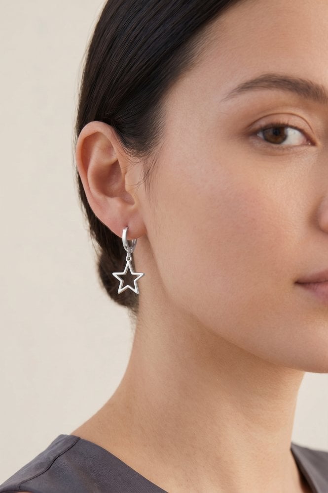 Majique London Stellar Drop Star Earring