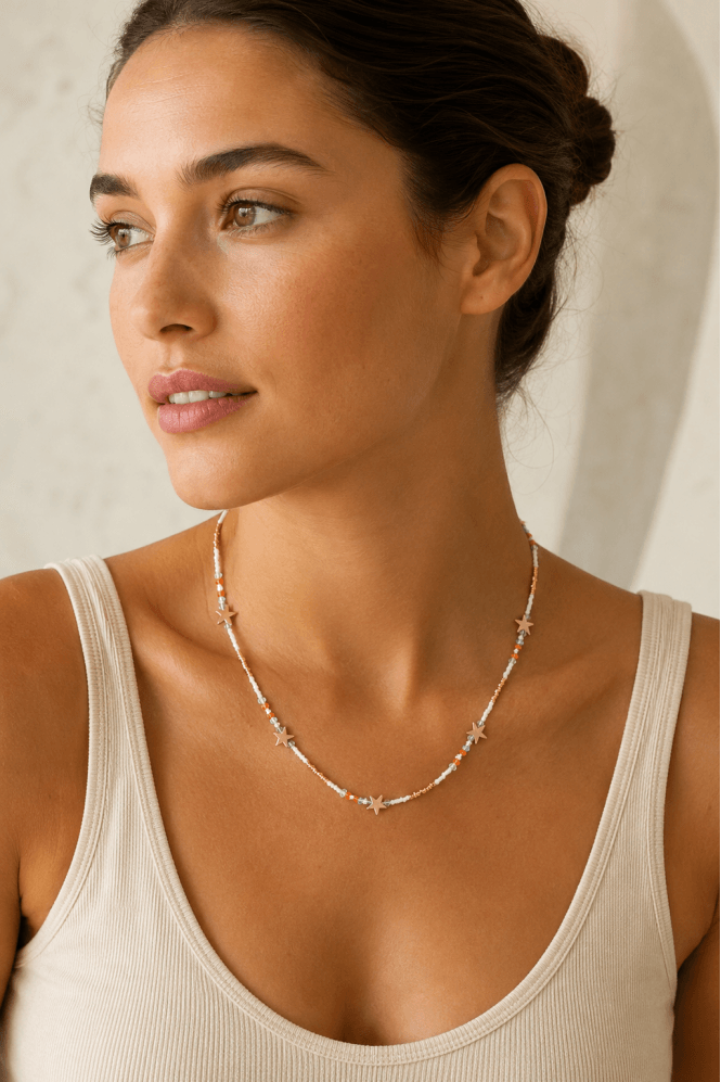Majique London Stellar Glow Charm Necklace