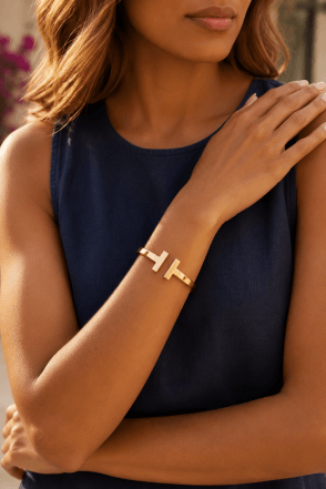 T Hinged Bangle