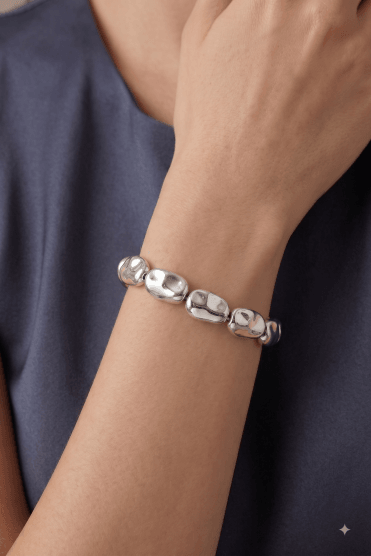 Textured Pebble Stretch Bracelet