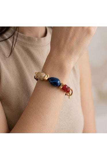 The Artisan Mosaic T-Bar Statement Bracelet