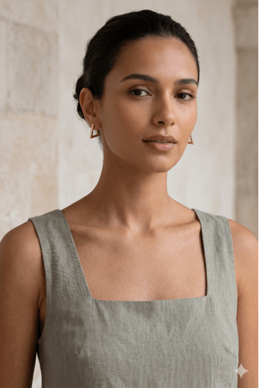 Triangle Stud Earrings