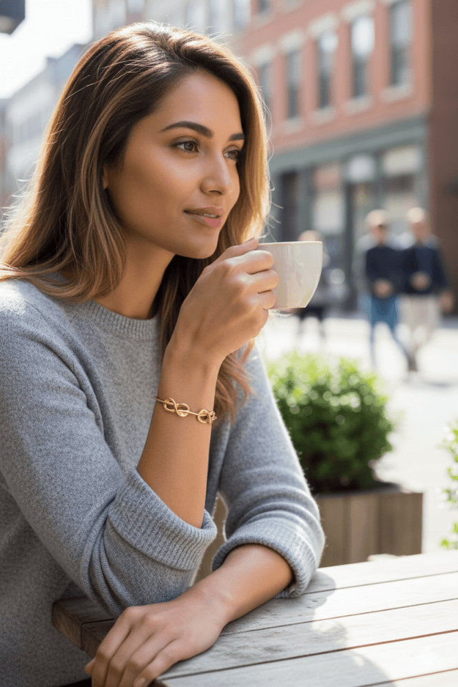 Majique London Trinity Infinity Bangle