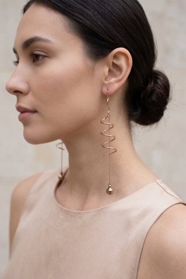 Twirl Tassel Earring