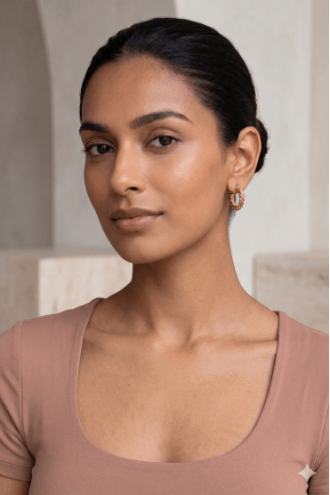 Twisted Hoop Earrings