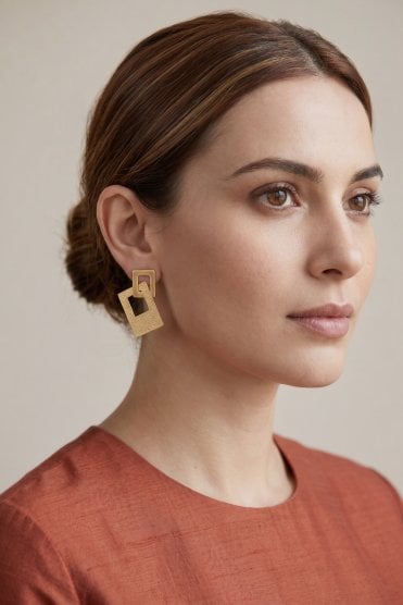 Urban Chic Geometric Drop Earring