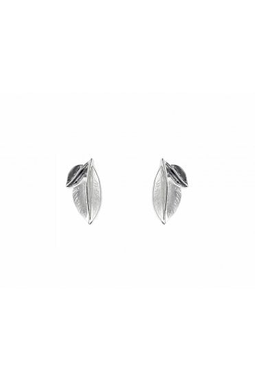Urban Leaf Whisper Stud Earring