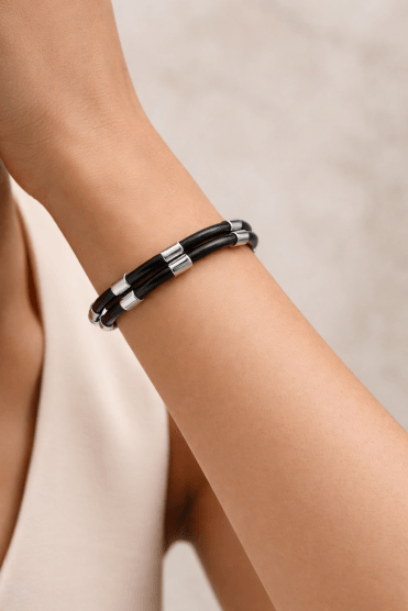 Urban Leather Link Bracelet