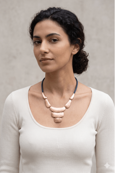 Urban Scratched Edge Necklace