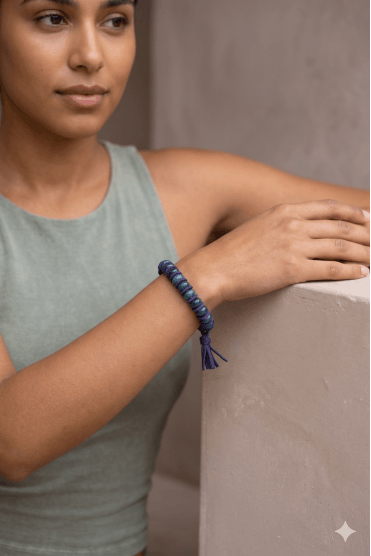 Vibrant Bead and Tassel Stretch Bracelet