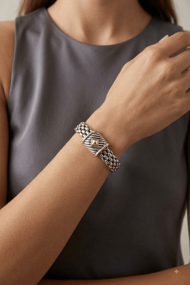 Majique London Vintage Glow Caviar Bracelet