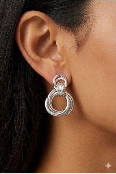 Whimsy Twist Knot Earring