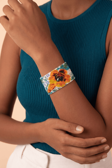 White & Colour Fusion Bracelet
