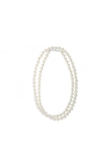 Luxe Cream Pearl Long Necklace
