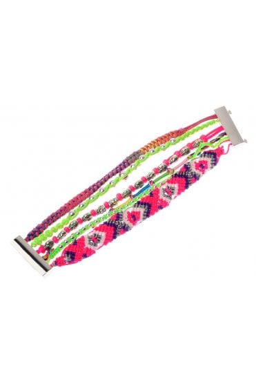 Rebel Rose Woven Bracelet
