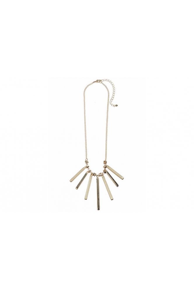 Majique London Rectangular Drop Bar Necklace