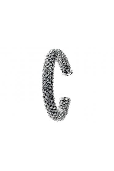 Rhodium Radiance Crystal Cuff