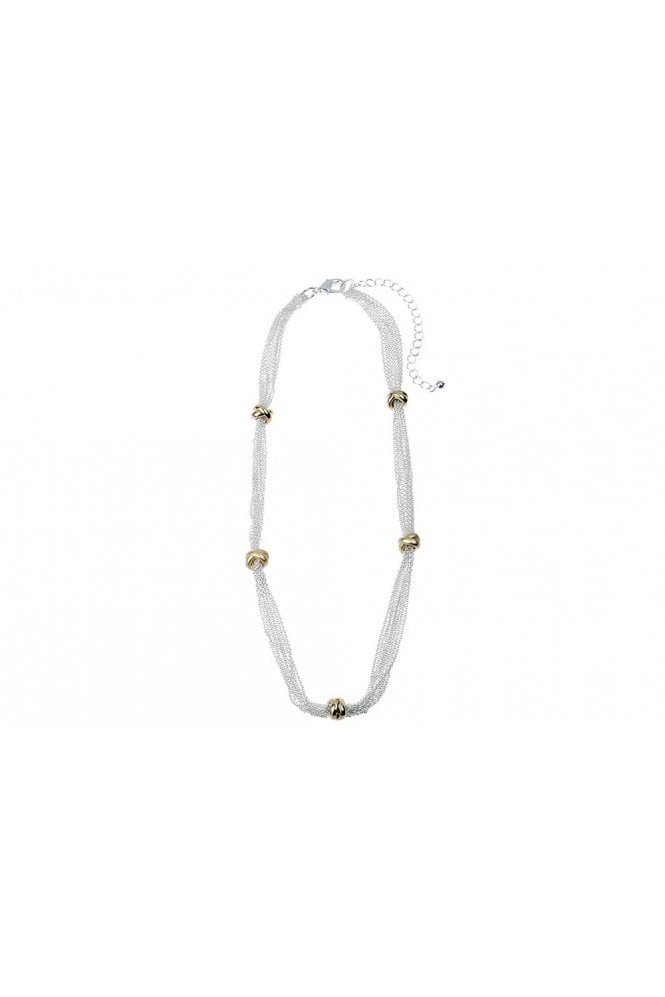 Majique London Rings of Elegance Multi-Chain Necklace
