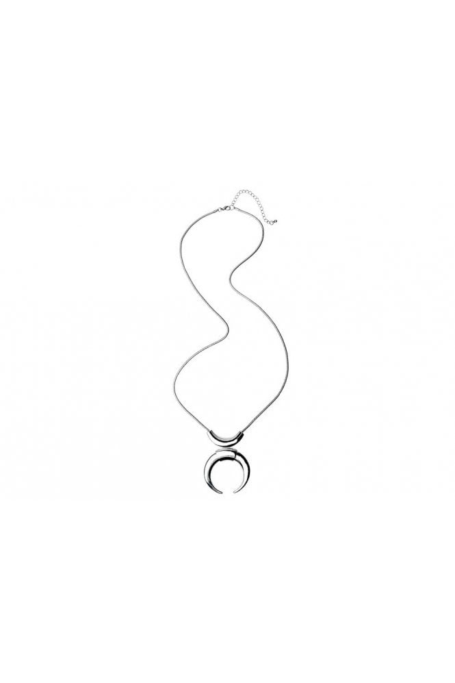 Majique London Serpent Horn Pendant Necklace