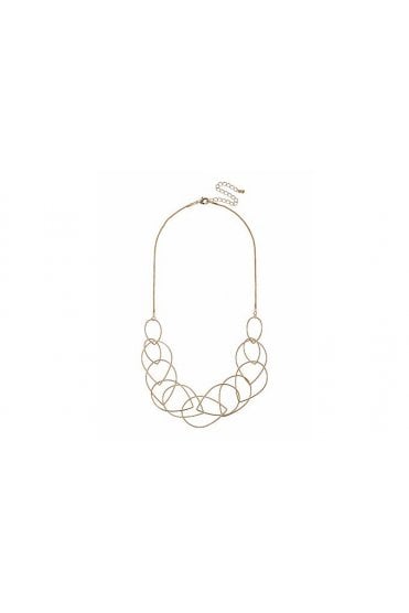 Snake Chain Necklace with Teardrop Link Details