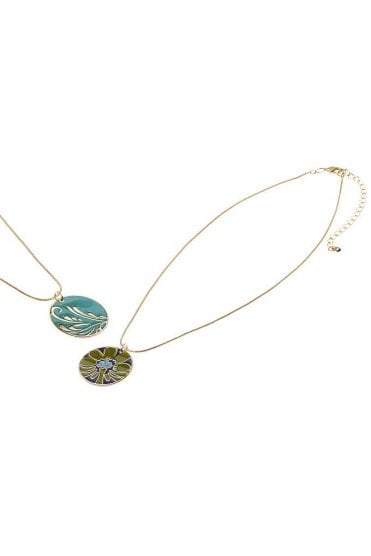 Tree of Life Reversible Snake Necklace
