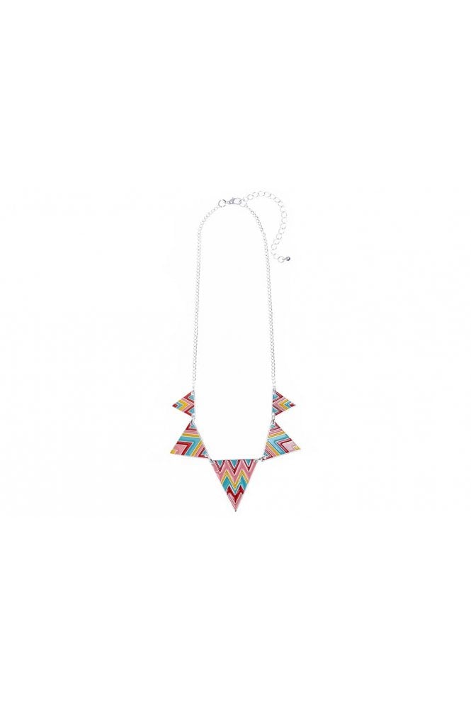 Majique London Triangular Spectrum Chain Necklace