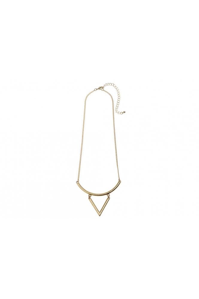 Majique London V-Shaped Pendant Chain Necklace