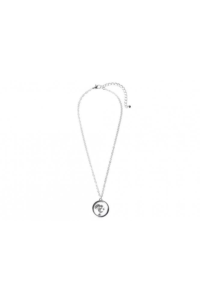 Majique London Believe Round Pendant Necklace
