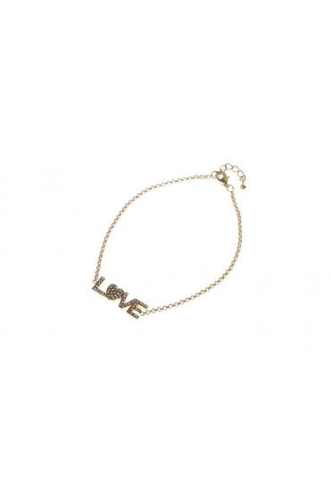 Charmed Love Crystal Chain Bracelet