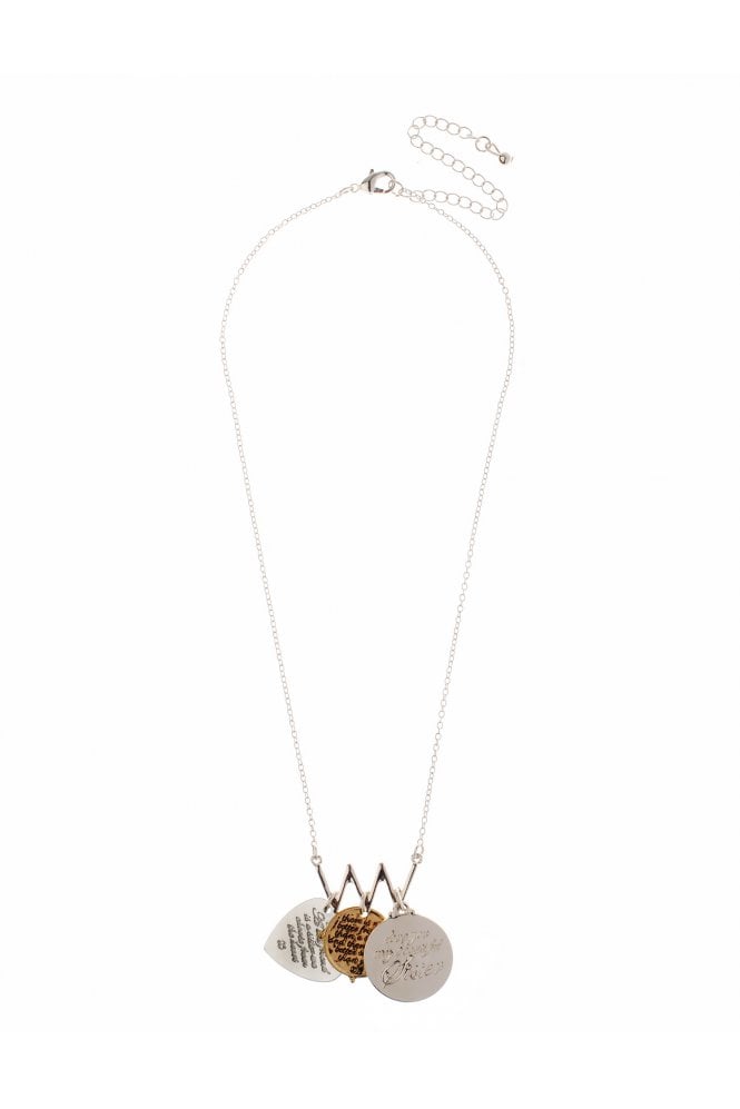 Majique London Circle of Love Charm Necklace